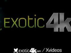 EXOTIC4K Indian girl spreads wet pussy lips for BIG dick